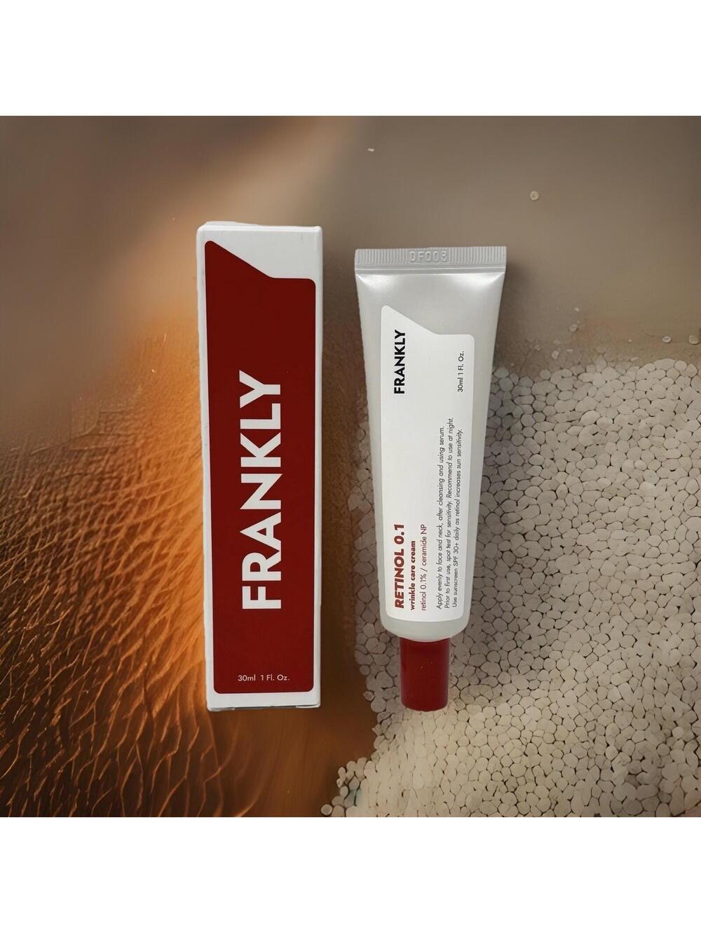 FRANKLY Retinol 0.1 Anti-Aging Wrinkle Repair Cream 1oz 30ml Korean K-Beauty New